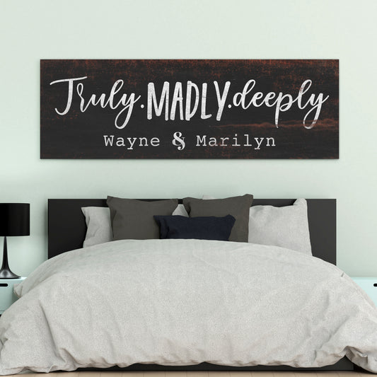 Personalized Master Bedroom Signs