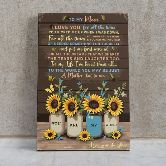 Personalized Mothers Day Sign – Custom Gift for Mom, Grandma, or Nana – Best Birthday Gift, Mother’s Day Gift from Kids or Daughter, Home Decor for Mom