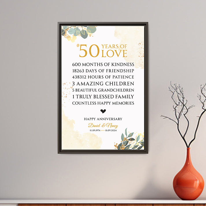 Custom Anniversary Signs - Personalized Anniversary Welcome Sign | Party Decor | Anniversary Gift | Welcome Sign