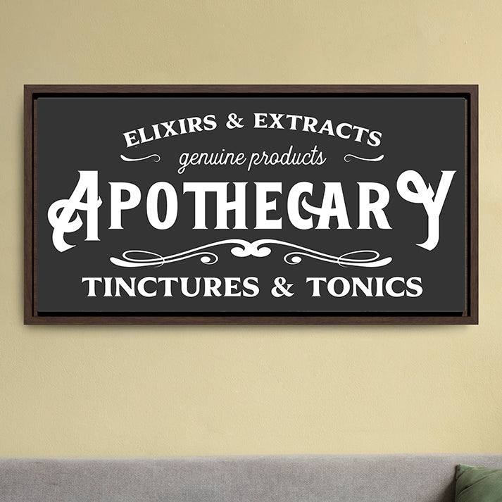 Vintage Halloween Apothecary Sign | Personalized Witch Decor, Elixirs & Tonics Wall Art, Farmhouse Halloween & Apothecary Cabinet Sign, Rustic Medicine Cabinet Sign, Halloween Home Decor, Gift for Witches & Apothecary Enthusiasts