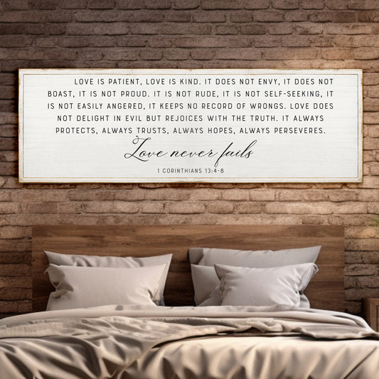 Personalized Bedroom Quote Wall Art - Custom Romantic Bedroom Warl Art - Love Quote - Inspirational Quote - Nursery Wall Decor