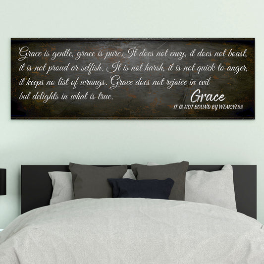 Personalized Bedroom Quote Wall Art | Custom Rustic Christian Bedroom Wall Art | Farmhouse Religious Décor for Living Room, Bedroom, Wedding & Anniversary Gifts | Inspirational Bible Verse Canvas for Couples, Mom, Dad, Grandparents