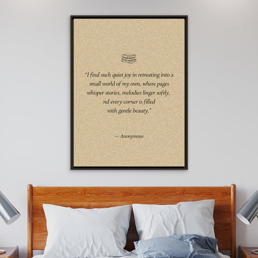 Custom Bedroom Quote Wall Art | Personalized  Famous and Inspirational Quote for Bedroom Wall | Literary & Poetry Art | Neutral Home Decor, Gifts for Her, Multiple Sizes & Colors