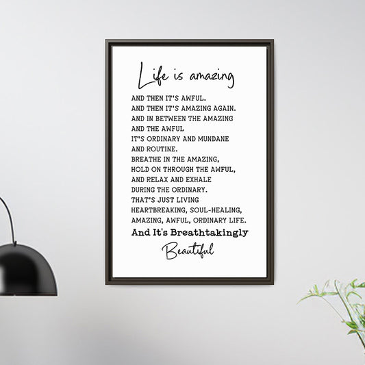 Personalized Home Quotes Signs - Custom Wooden Home Sign, Housewarming Gift, Rustic Chic Wall Decor, Family Name Sign, Nursery Sign, Customizable Quote Sign for Entryway & Living Room