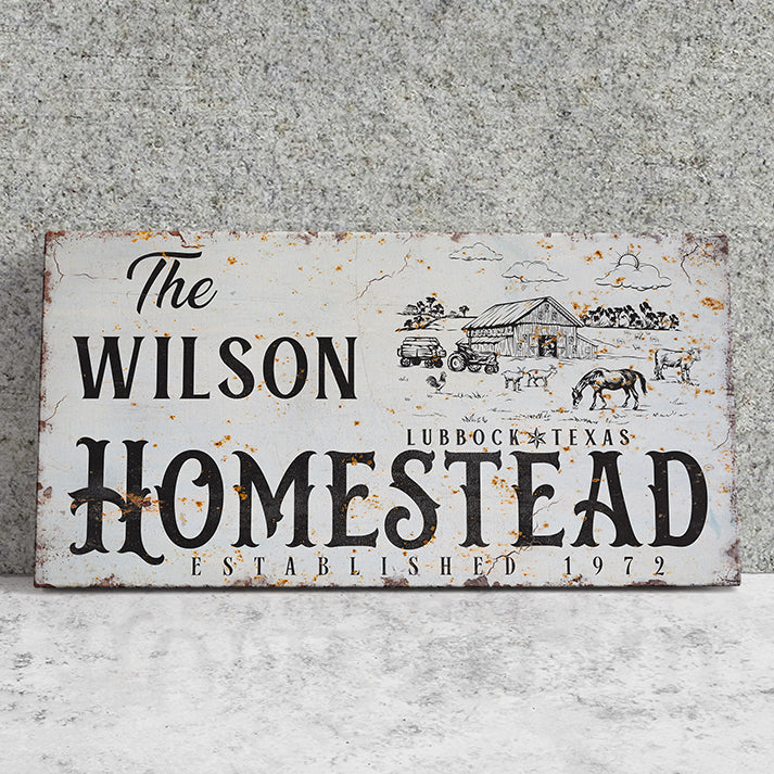 Prsonalized Homestead Signs, Custom Farm Logo, Rustic Homestead Designs, Farm Business Logo, Country Living Canvas