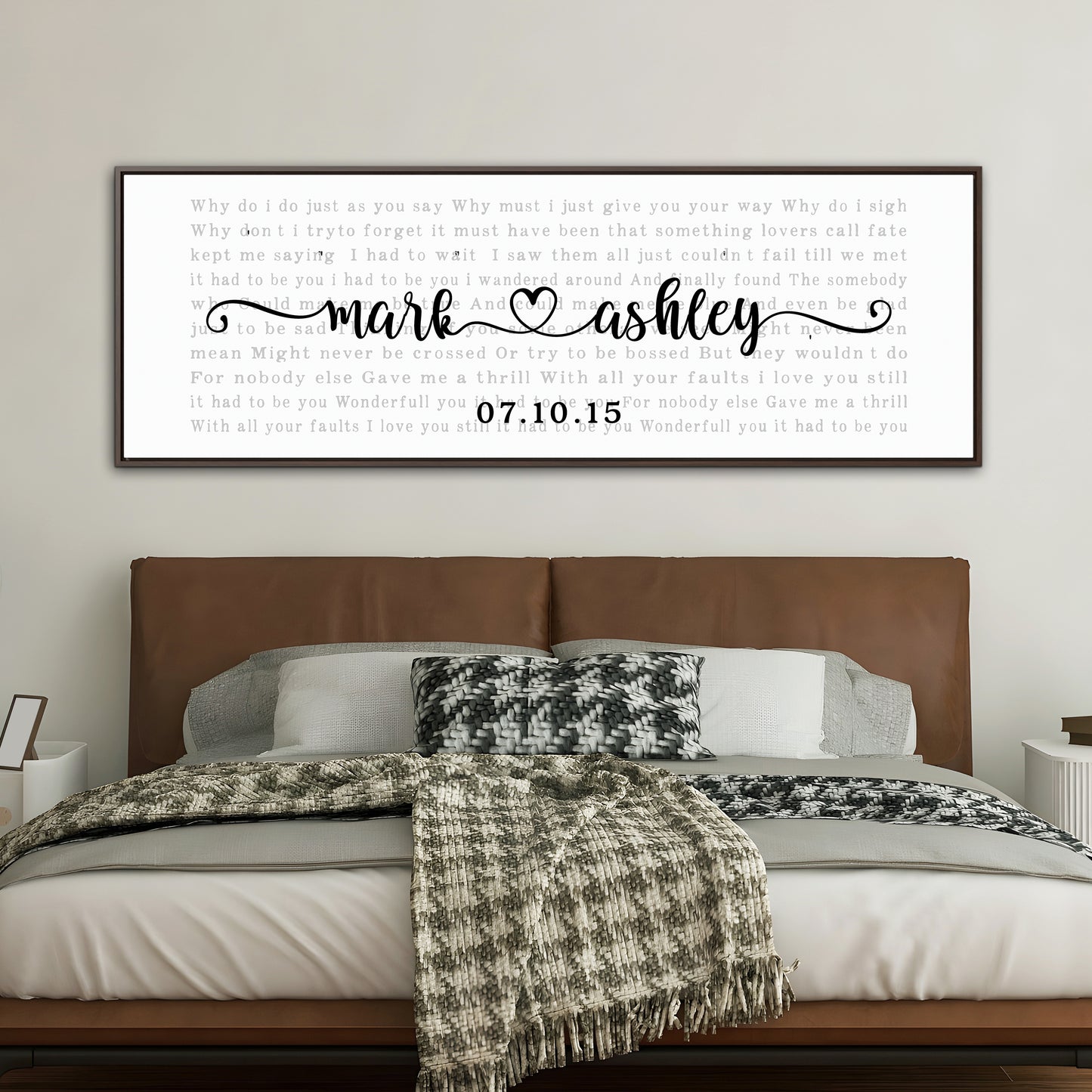 Personalized Master Bedroom Sign