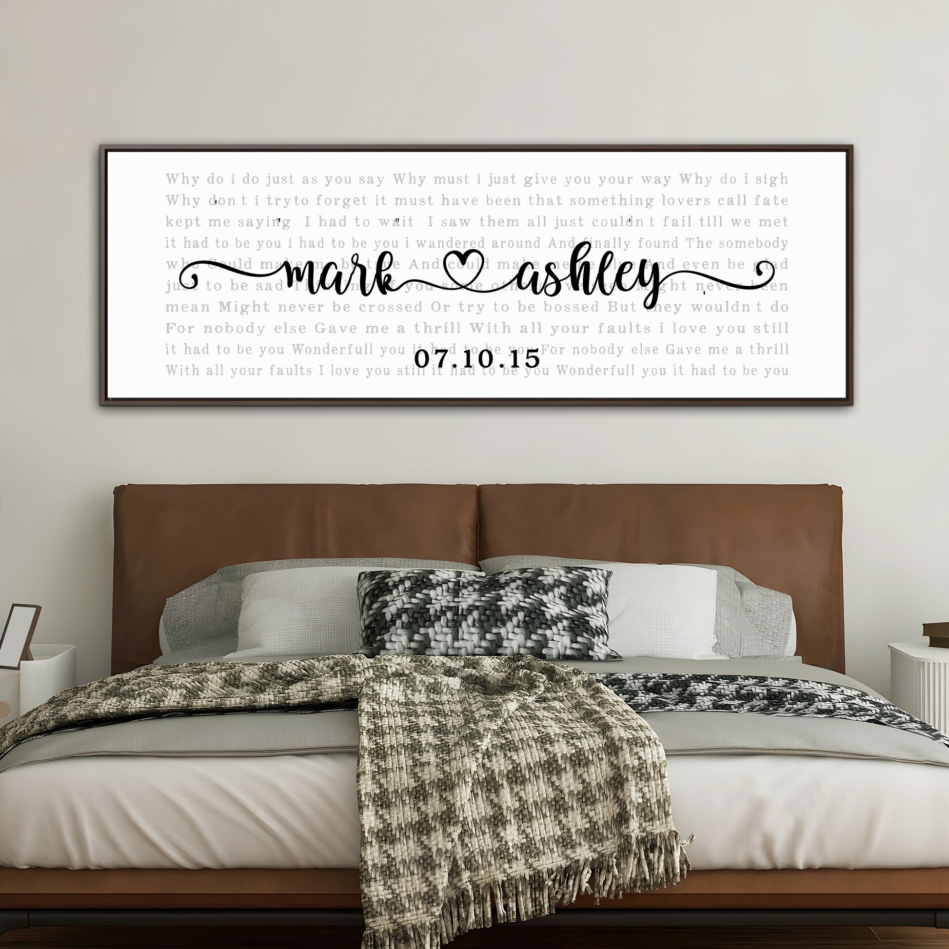 Personalized Master Bedroom Sign