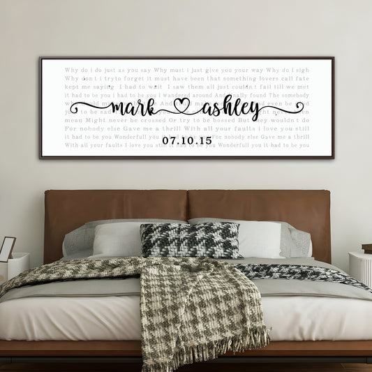 Personalized Master Bedroom Sign