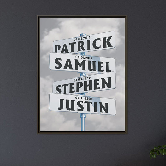 Personalized Family Name Street Sign - Custom Gift for Parents, Grandparents, Couples, and Newlyweds - Unique Customizable Signs for Mothers Day, Fathers Day, Weddings, Anniversaries Gifts - Vintage, Custom Street, and Road Signs with Names and Dates