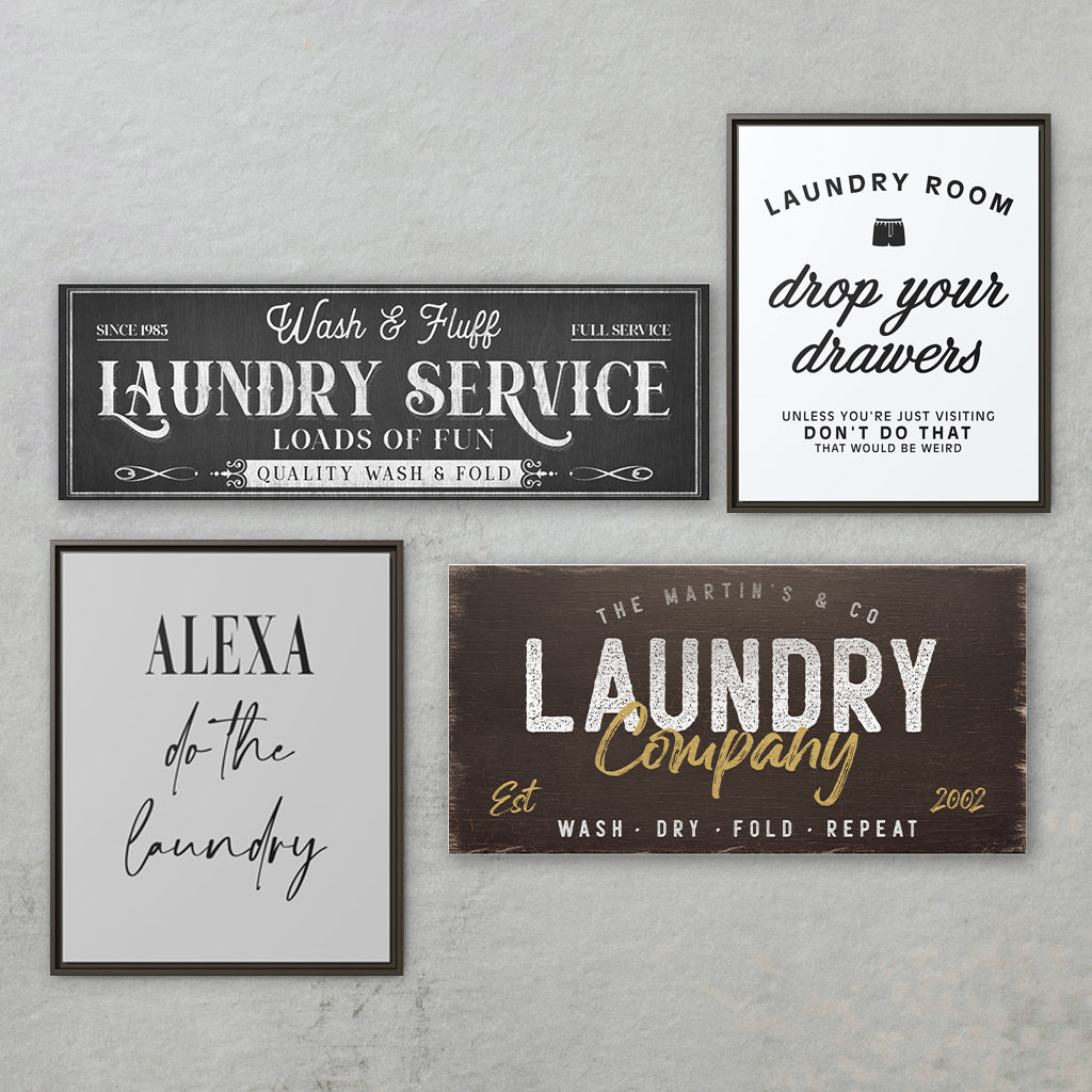 Laundry Room Signs