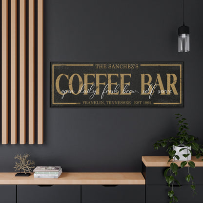 Custom Coffee Bar Sign, Modern Farmhouse Coffee Bar Décor, Coffee Bar Décor, Farmhouse Coffee Bar, Home Coffee Bar