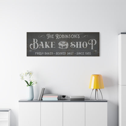Custom Rustic Vintage Bakery Farmhouse Sign | Personalized Baking Decor | Fresh Bread & Cake Shop Wall Hanging | Custom Farm Home & Baker Sign