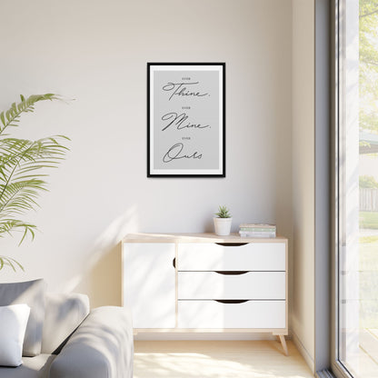 Custom Bedroom Quote Wall Art - Personalized Romantic Quote - Love Typography - Gift for Wedding, Bedroom, Home Decor, and Anniversary