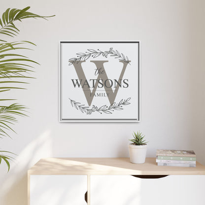 Personalized Floral Monogram Family Name Signs - Custom Wall Art - Wood Framed Monogram Decor - Farmhouse & Vintage Style Gifts for Home, Weddings & Special Events