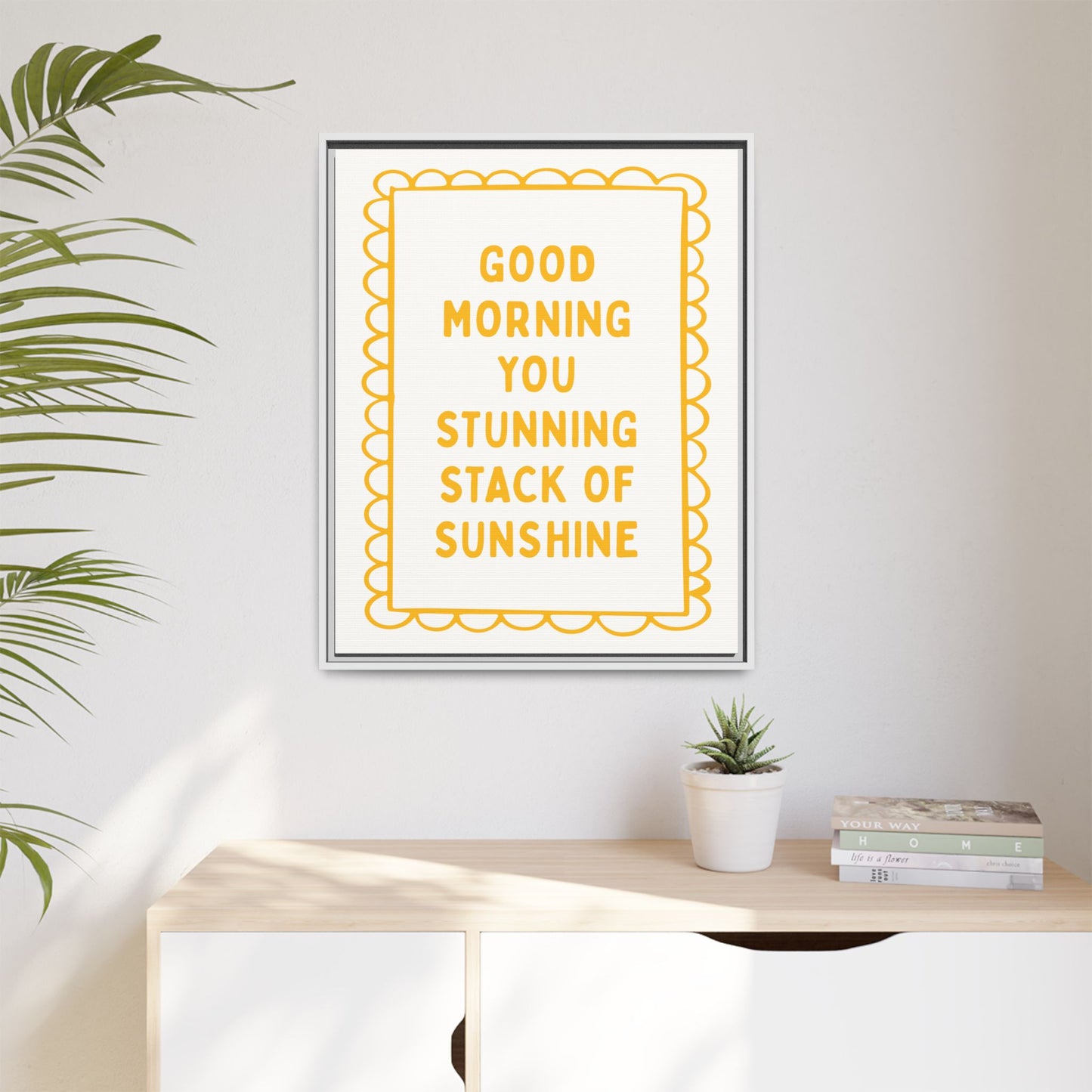 Custom Bedroom Quote Wall Art - Personalized Aesthetic Girly Bedroom Art - Above the Bed Decor - Gift for Cozy & Cheerful Interiors