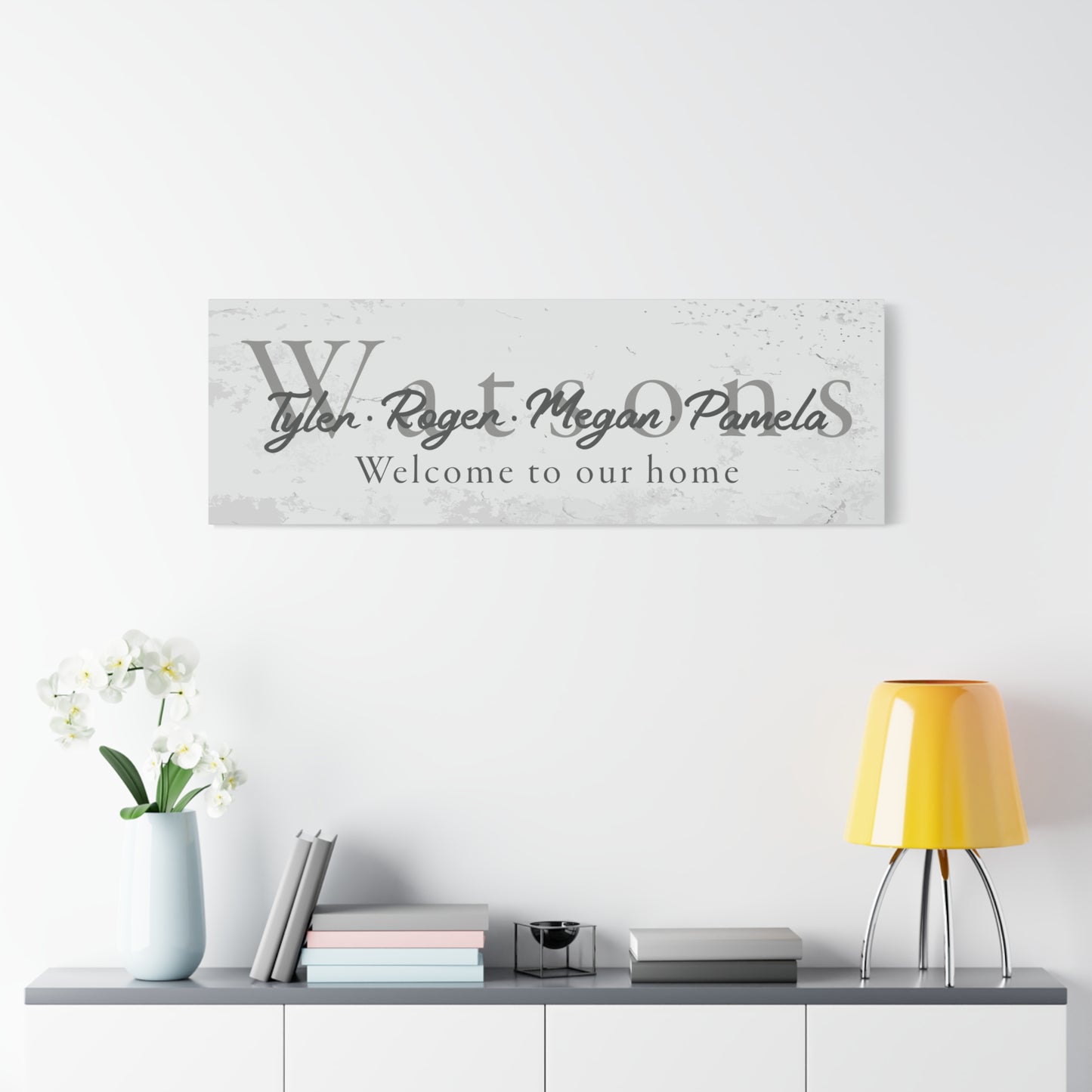 Custom Family Name Sign with Kids' Names - Personalized Rustic Family Name Sign Art for Living Room, Bedroom, or Porch - Great Gift for Weddings, Anniversaries