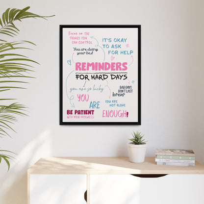Custom Bedroom Quote Wall Art | Personalized Positive Motivational Art | Inspirational Poster for Dorm Decor