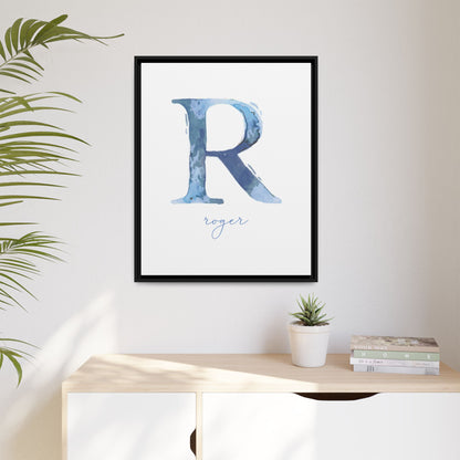 Monogrammed Wall Art | Personalised Name Print | Custom Nursery Name Sign |Custom Name Wall Canvas | Initial Print | Above Crib Sign | Kids Room Decor | Baby Shower Gift | Custom Print Name Labels