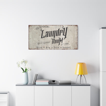 Personalized Laundry Room Signs - Custom Funny and Vintage, Laundry Decor, Farmhouse Style Wall Art, Laundry Quotes, Retro Wash Symbols, Laundry Room Prints, Custom Signs, Laundry Day Gifts, Utility Room Decor