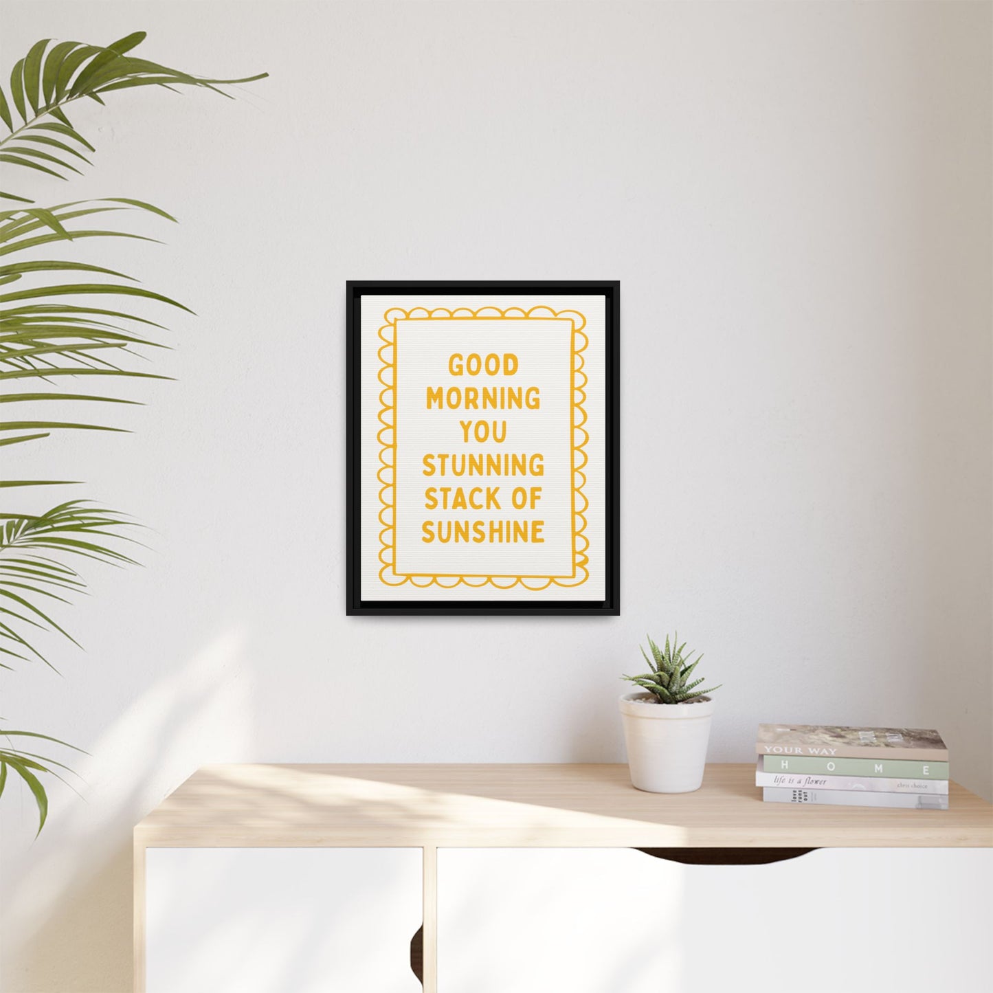 Custom Bedroom Quote Wall Art - Personalized Aesthetic Girly Bedroom Art - Above the Bed Decor - Gift for Cozy & Cheerful Interiors