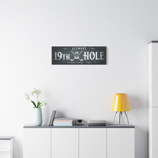 Personalized 19th Hole Signs | Custom Golf Signs | Golf Lover’s 19th Hole Wall Art | Vintage Golf Room Decor | Unique Gifts for Golfers | Father’s Day Golf Gifts | Club House Decoration Wooden Sign