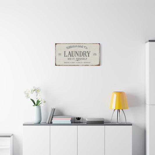 Personalized Laundry Room Signs | Custom Rustic, Vintage, Farmhouse, Retro Laundry Decor | Chic Wall Art, Utility Room Prints & Iron Door Signs