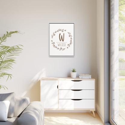 Personalized Monogram Family Last Name Sign - Custom Last Name Sign Monogram - Wedding & Anniversary Gift - Established Family Monogram Sign - Mini Rustic Home Décor