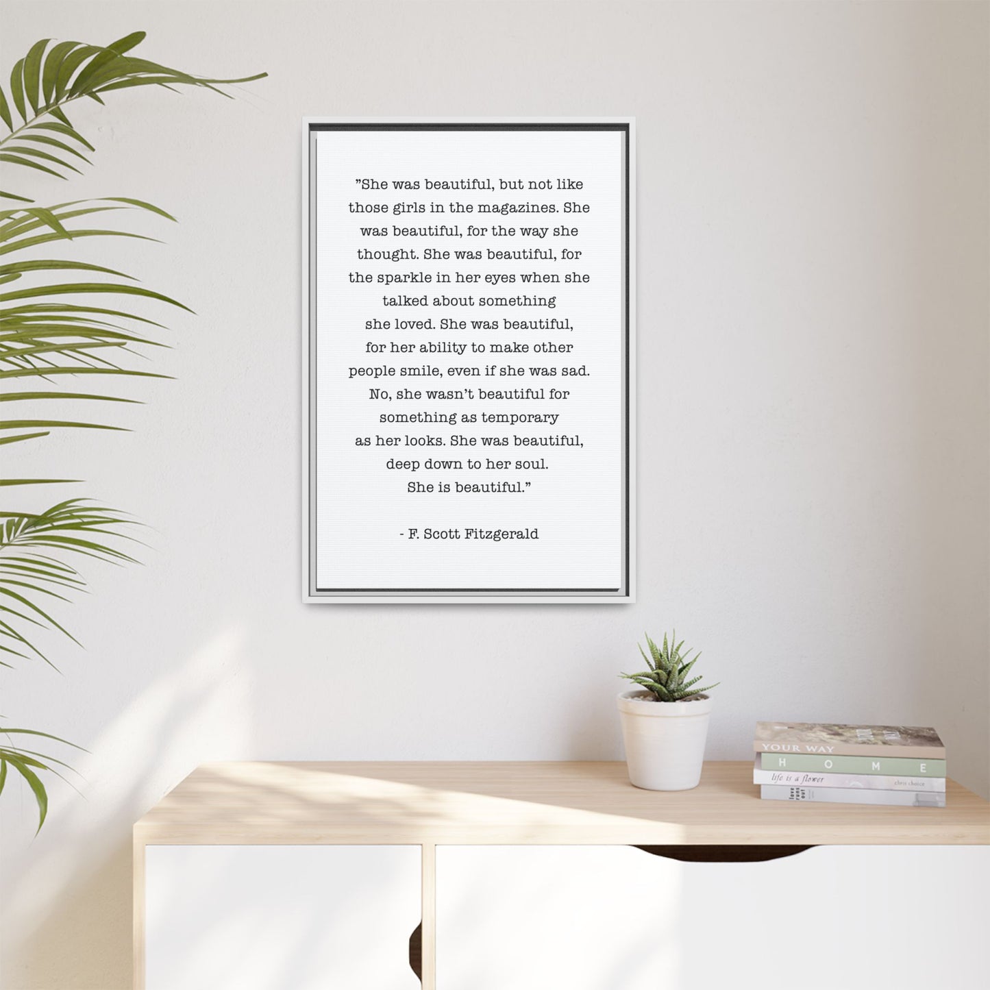 Custom Bedroom Quote Wall Art - Personalized Canvas Print for Bedroom - Modern Inspirational Quote for Bedroom - Living Room - Eco-Friendly Home Décor
