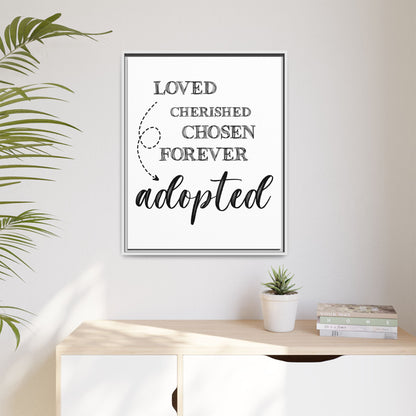 Custom Adoption Day Sign - Personalized Adoption Day Sign - Meaningful Gift for Parents - Inspirational Adoption Wall Art