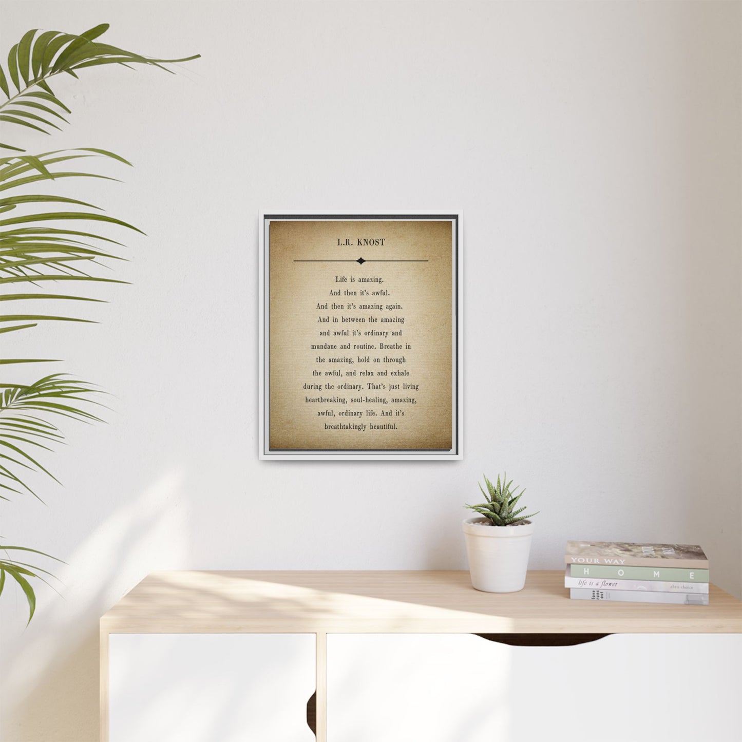 Personalized Bedroom Quote Wall Art - Custom Inspirational Wood Sign - Rustic Pine Wood Frameed Home & Living Decor - Bedroom Wall Art Signs With Quotes