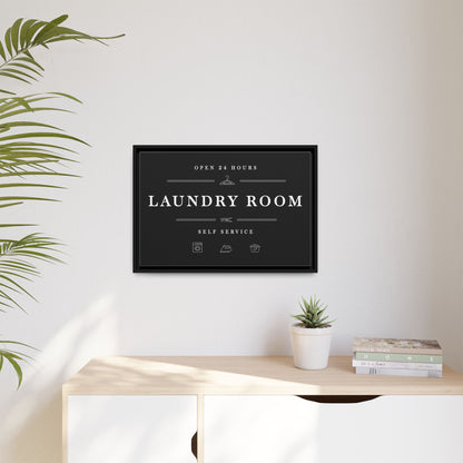 Personalized Laundry Room Signs - Custom Laundry Wall Art | Cute, Funny, Farmhouse, Modern Black Room Decor | Large Hanging Prints | Printable Wash Posters