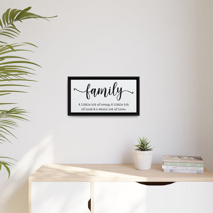 Personalized Family Last Name Sign - Custom Wooden Framed Family Last Name Sign for Wall Decor, Farmhouse, Wedding Gift, Anniversary Present, Home Decor