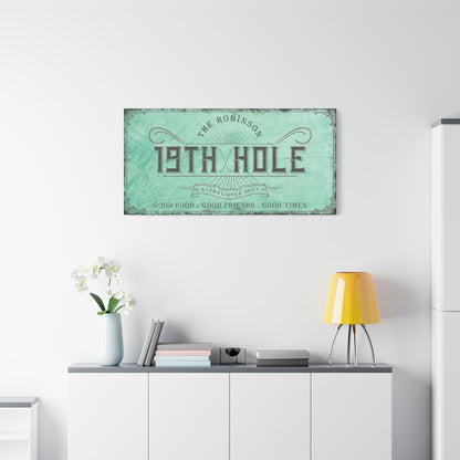 Custom 19th Hole Signs | | Personalized Masters Golf Club Signs, Wall Art & Decor | Unique Golf Gifts for Men | Father’s Day, Birthday, and Housewarming Gifts | Gifts for Golf Lovers