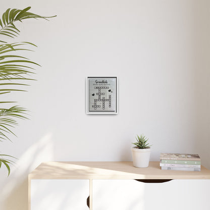 Personalized Family Name Scrabble Sign - Custom Scrabble Family Name Signs - Crossword Name Decor for Home Wall Hanging