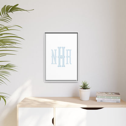 Personalized Monogram Wall Decor | Custom Name & Initial Print | Custom Letter Monogram | Neutral Nursery Art for Boys & Girls | Framed Initial Wall Hanging | Baby Room Wall Decor Ideas