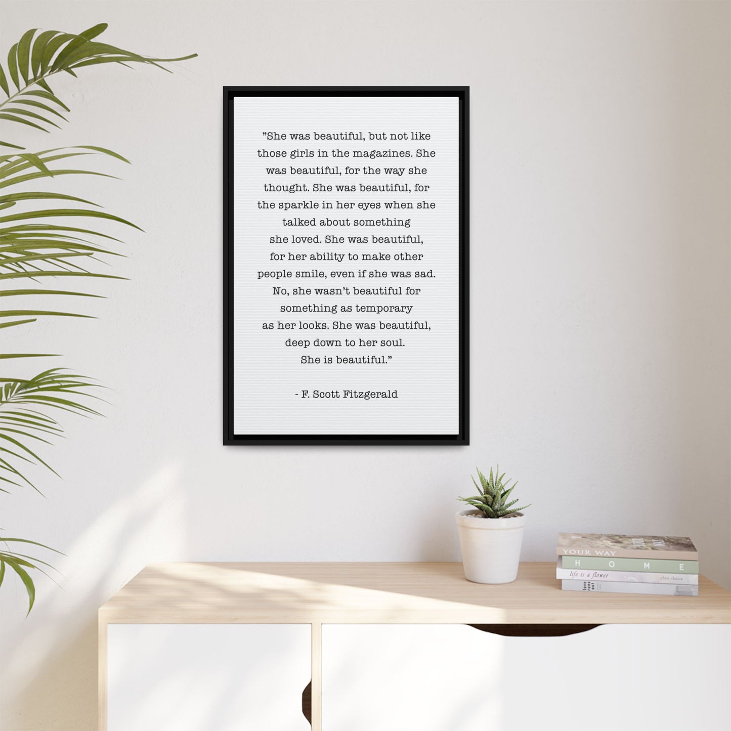 Custom Bedroom Quote Wall Art - Personalized Canvas Print for Bedroom - Modern Inspirational Quote for Bedroom - Living Room - Eco-Friendly Home Décor