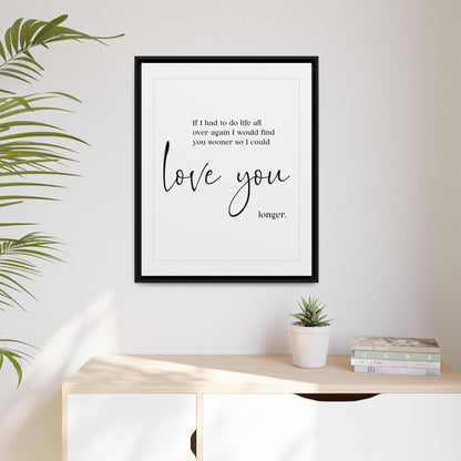 Personalized Bedroom Quote Wall Art - Custom Romantic Bedroom Quote Wall Art - Love Wall Art - Wedding & Newlywed Gift