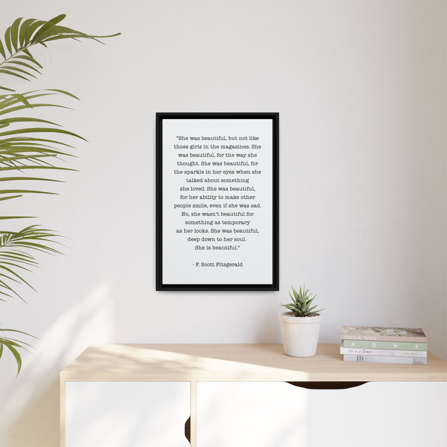 Custom Bedroom Quote Wall Art - Personalized Canvas Print for Bedroom - Modern Inspirational Quote for Bedroom - Living Room - Eco-Friendly Home Décor