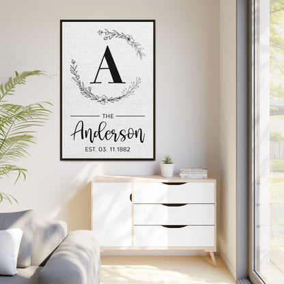 Customized Monogrammed Wall Art – Personalized Name Prints for Nursery, Kids Room & Baby Shower Gift | Wildflower Decor, Newborn Name Sign & Initial Name Letter