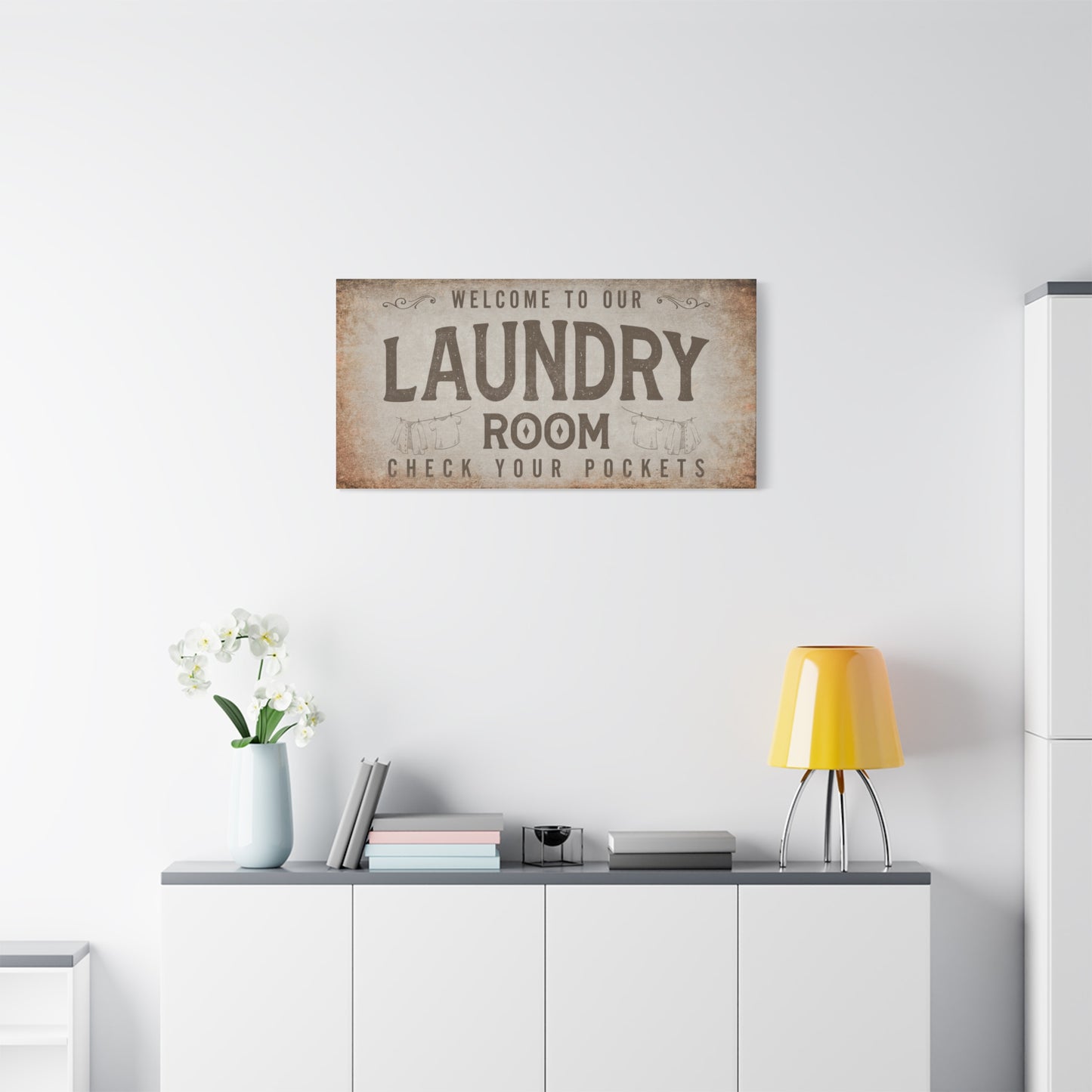 Customizable Laundry Room Signs - Stylish Laundry Room Decor, Printable Laundry Signs, Farmhouse & Modern Wall Art, Washing Instructions, House Rules, Guest Clothes Info & Laundry Care