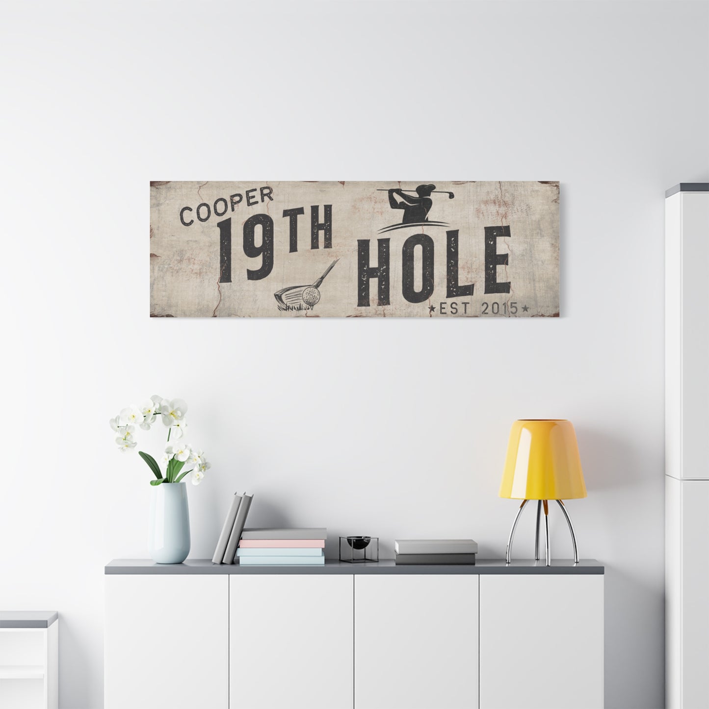 Custom 19th Hole Signs – Personalized Golf Sign, Golf Wall Art, Printable Golf Decor, Golf Gifts, Golf Club Graphics, Golf Mancave Sign, Golf Party Decor, and Personalized Golf Name Signs