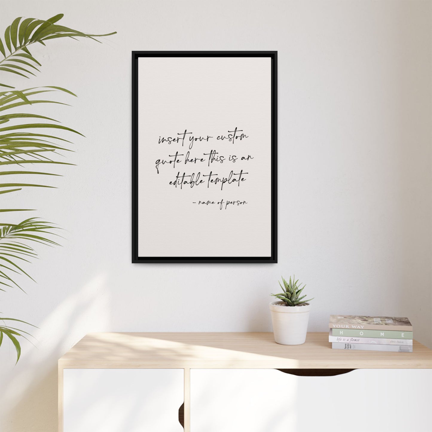 Personalized Bedroom Quote Wall Art - Custom Bedroom Wall Art Quote  - Calligraphy Print - Modern Minimalist Wall Art - Gift for Home Décor