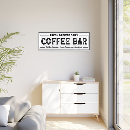 Coffee Bar SVG Design Bundle | Custom Canvas Wall Art | Rustic Décor | DXF, PNG, and Cricut Compatible for DIY Projects