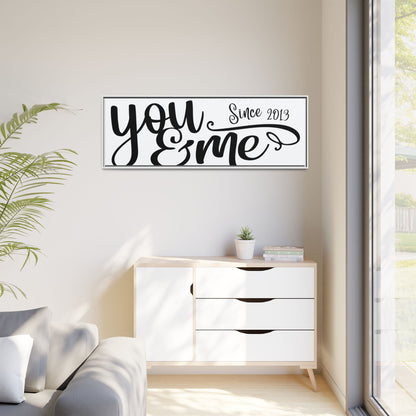 Custom Master Bedroom You and Me Sign for Wedding Anniversary Gift, Personalized Couple’s Gift, Above the Bed Sign, Couple Bedroom Wall Decor, Farmhouse Style Spring Home Decor, Bedroom Quotes & Couple Home Wall Art