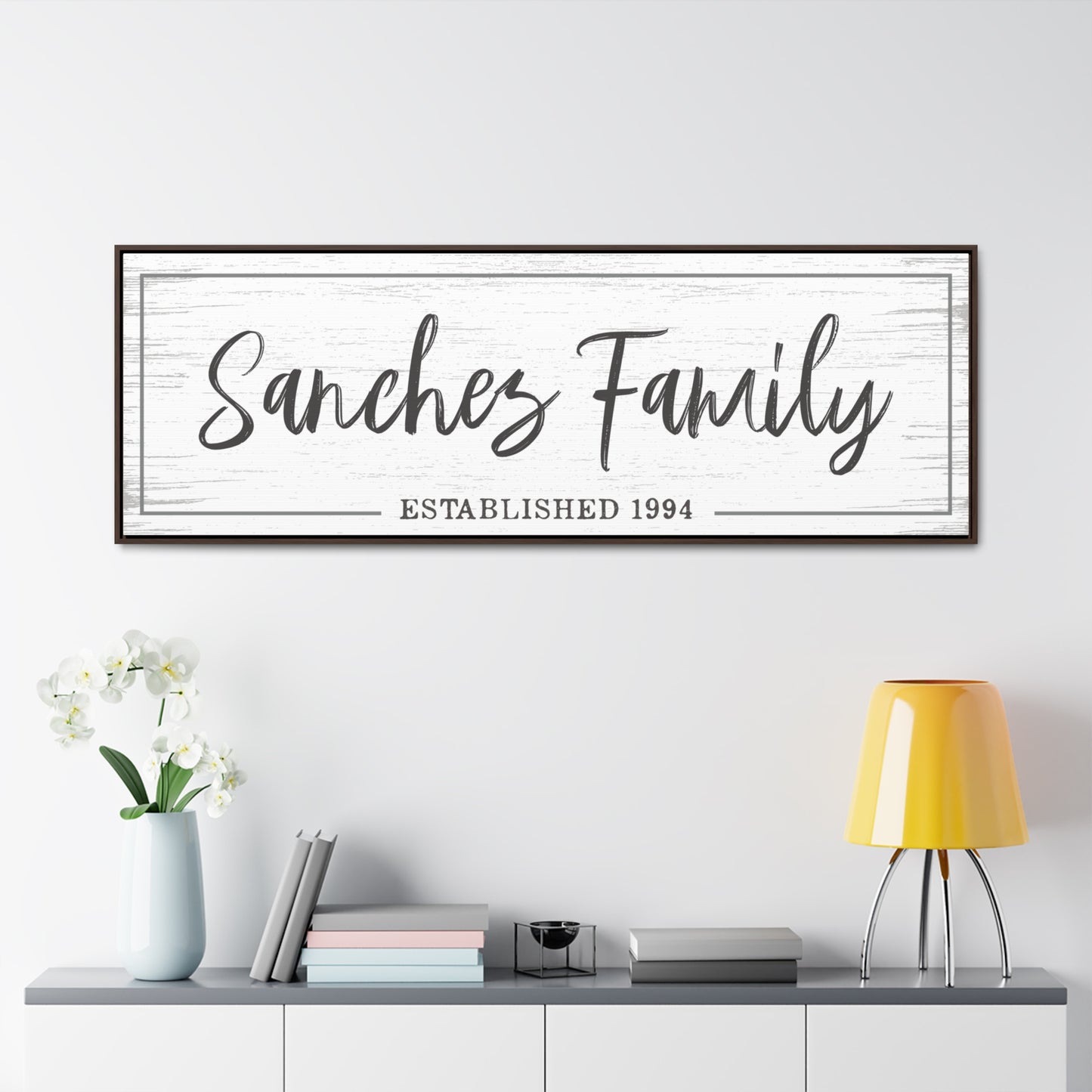 Personalized Last Name Sign – Custom Family Established Sign, Large Last Name Est Sign, Custom Family Wall Art