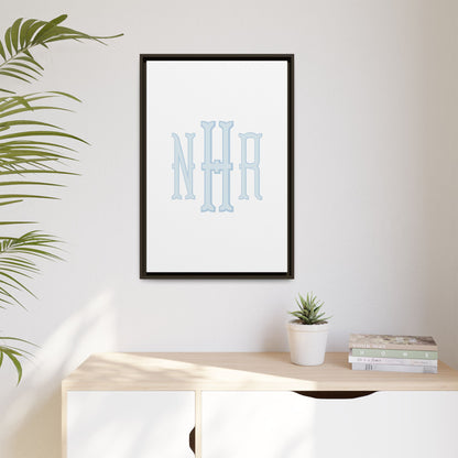 Personalized Monogram Wall Decor | Custom Name & Initial Print | Custom Letter Monogram | Neutral Nursery Art for Boys & Girls | Framed Initial Wall Hanging | Baby Room Wall Decor Ideas