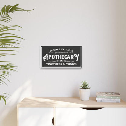 Vintage Halloween Apothecary Sign | Personalized Witch Decor, Elixirs & Tonics Wall Art, Farmhouse Halloween & Apothecary Cabinet Sign, Rustic Medicine Cabinet Sign, Halloween Home Decor, Gift for Witches & Apothecary Enthusiasts