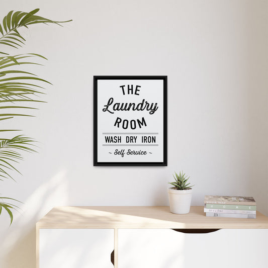 Personalized Laundry Room Sign - Printable Wall Art, Laundry Sign Decor, Wash Dry Fold Self Service Utility Room Print, Modern Farmhouse Laundry Typography, Laundry Poster Set