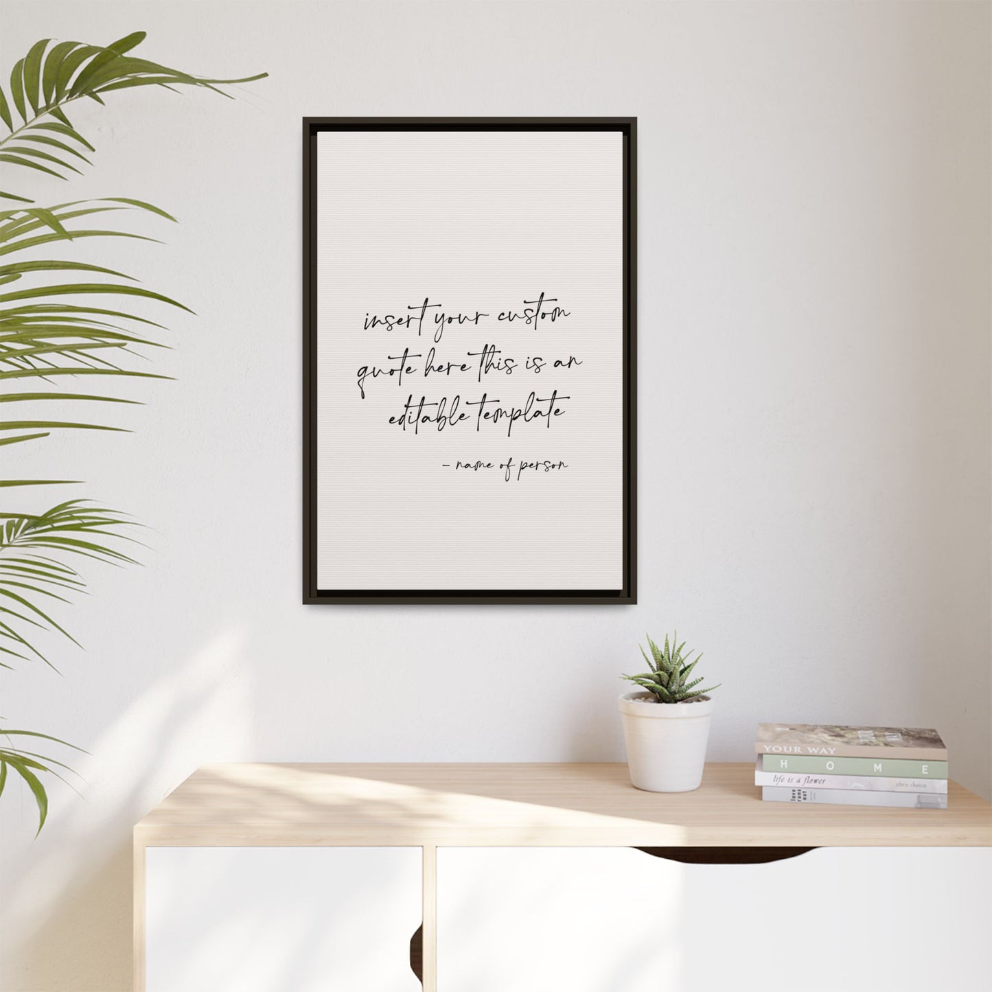 Personalized Bedroom Quote Wall Art - Custom Bedroom Wall Art Quote  - Calligraphy Print - Modern Minimalist Wall Art - Gift for Home Décor