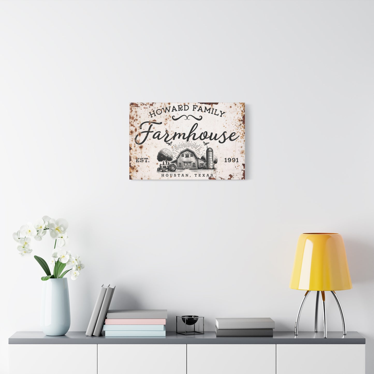 Custom Farmhouse Sign | Rustic Farmhouse Wall Decor | Personalized Homestead Signs, Farmhouse Kitchen Signs, Vintage Style Signs for Farm | Perfect Gifts for Farmers, Weddings, Anniversaries, and Housewarmings